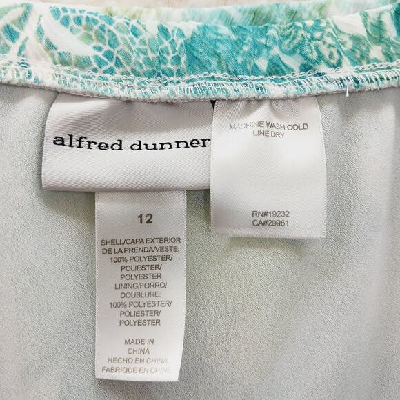 Skirt Midi Alfred Dunner Chiffon Bloomcore Fairy Whimsycore Coastal Y2K Size 12 - Picture 10 of 12
